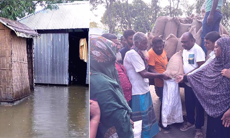 Teesta flash flood starts improving in greater Rangpur district