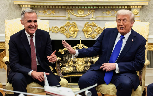 Trump talks up Canada trade deal chances with 'world-class' Carney