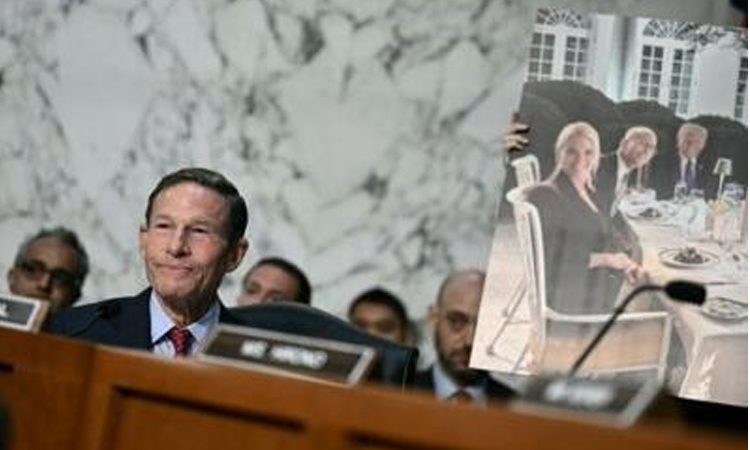Trump calls for investigation into sitting Democratic senator