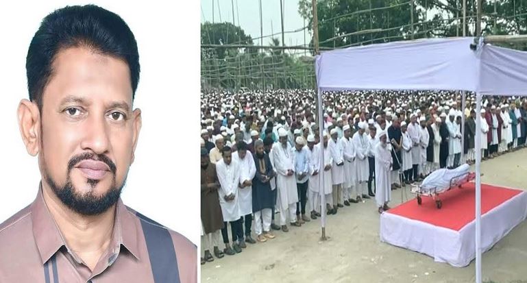 Thousands bid farewell to Rangpur BNP leader Anisur Rahman Laku
