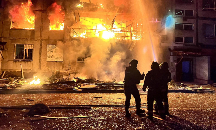 Ukraine says Russian strikes kill three