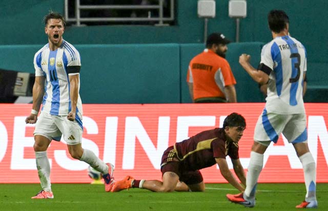 Messi-less Argentina down Venezuela in friendly