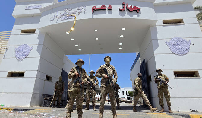 Libya arrests two over rocket attack on UN mission