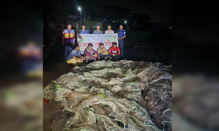 4 fishermen jailed for illegally catching hilsa in Munshiganj 
