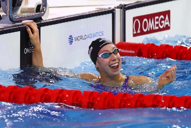 Walsh wins World Cup 50m fly in short course world record