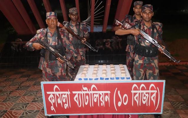 40,000 pieces of yaba seized in Cumilla