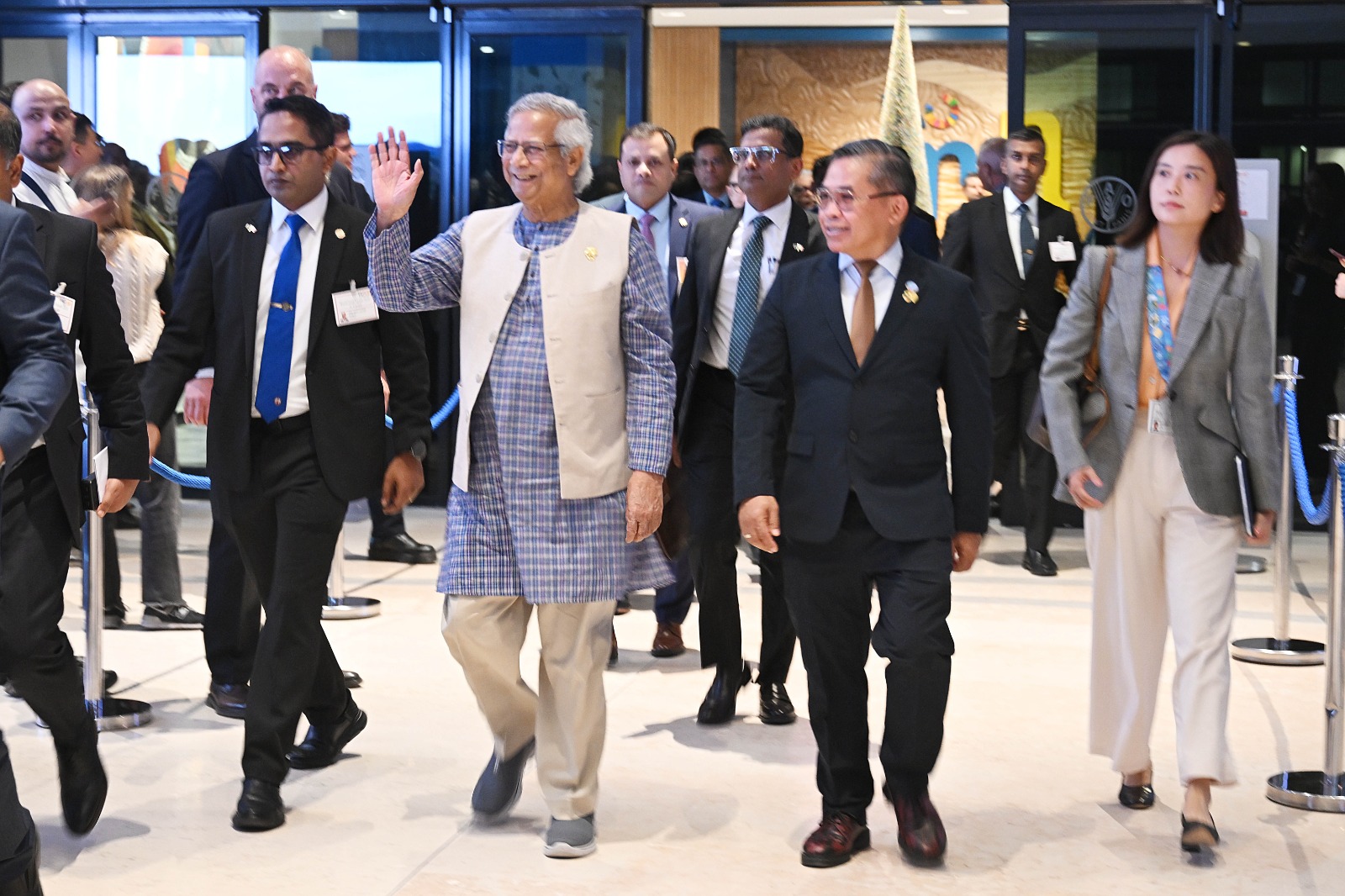 Chief Adviser gets warm reception at FAO headquarters