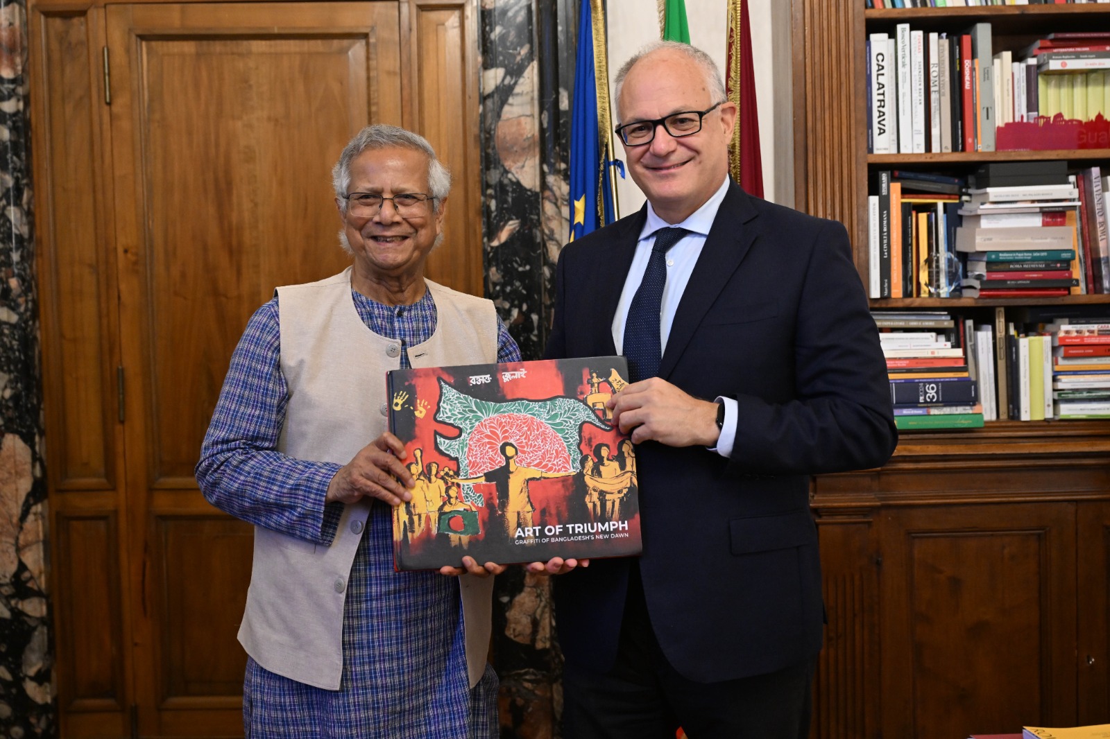 Mayor of Rome Gualtieri meets Chief Adviser