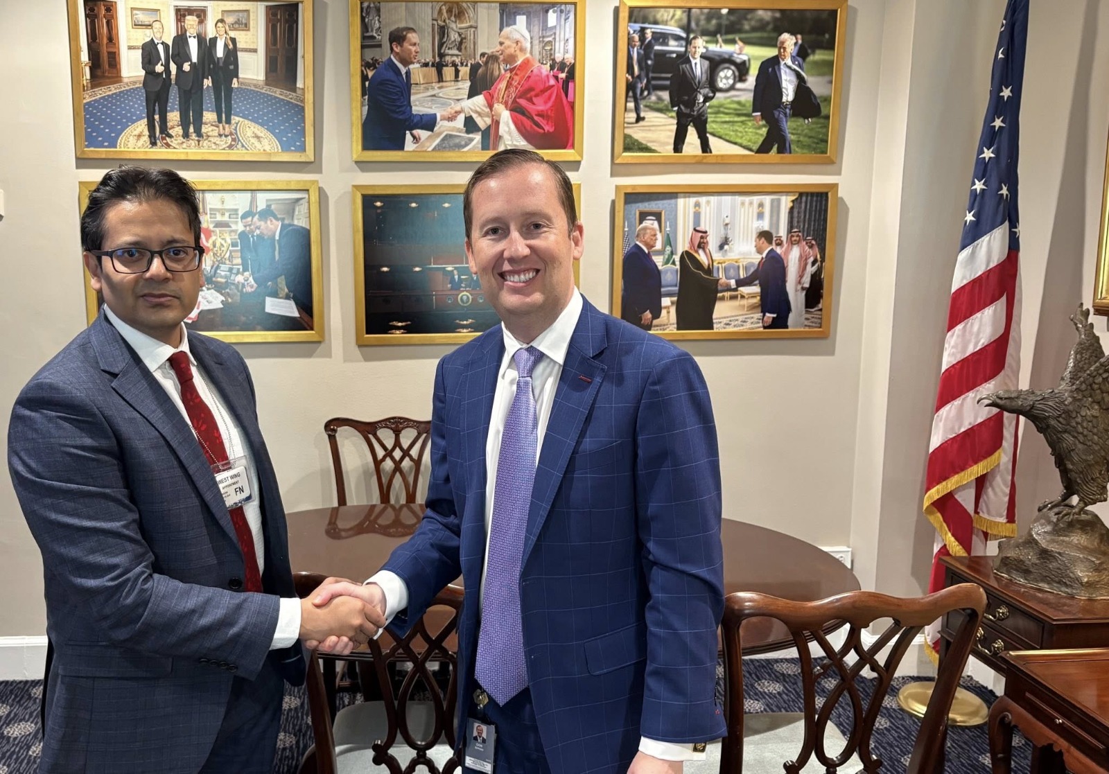Lutfey Siddiqi meets US Special Envoy Sergio Gor in Washington, DC  
