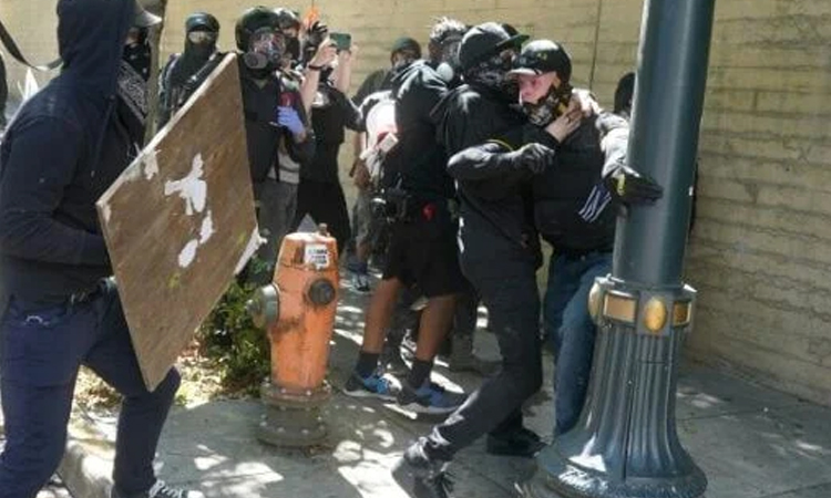 'Antifa' members face terrorism-related charges over ICE attack