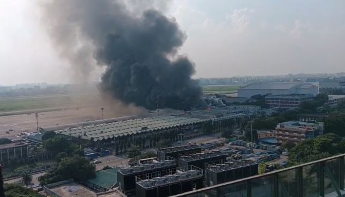 Fire breaks out at HSIA Cargo Village