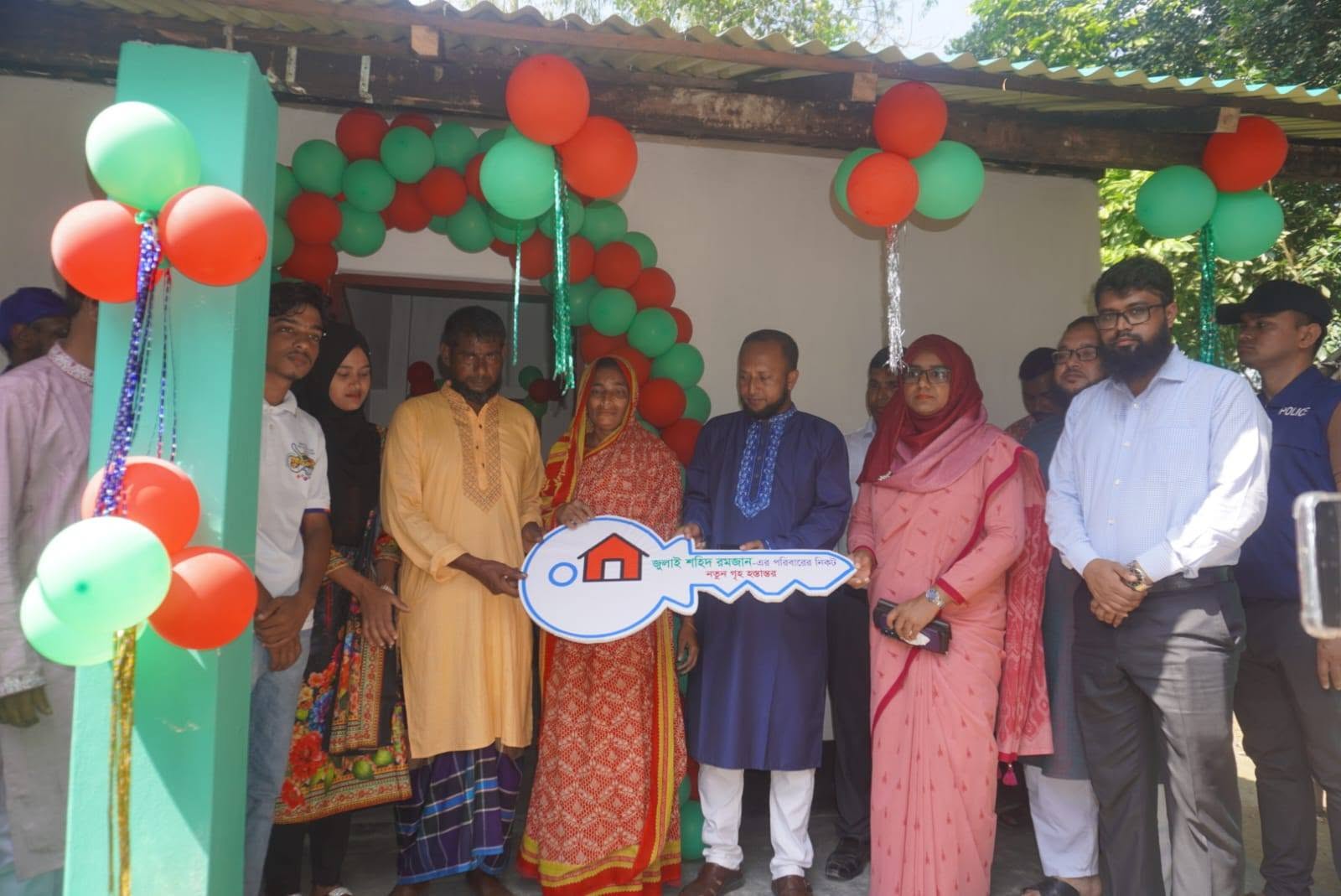 Family of July Uprising martyr Ramzan gets house in Netrokona