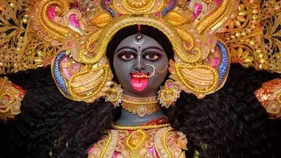 Kali Puja being celebrated 