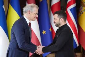 Zelensky in Oslo for talks with Norwegian PM