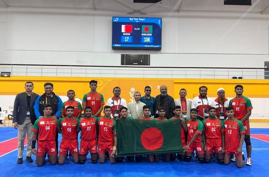 U-18 boys' kabaddi team win first medal in Youth Asian Games