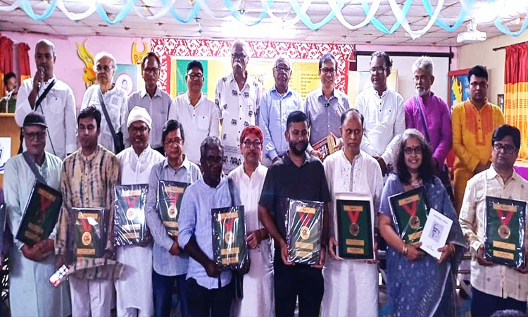 10 writers awarded in ten categories of literature in Rangpur