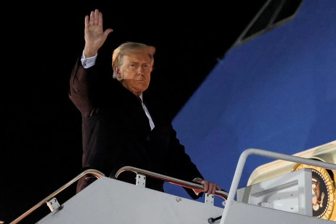 Trump to meet Qatar leaders on way to Asia