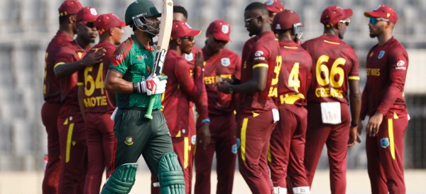 Bangladesh taste 16-run defeat to Windies in 1st T20
