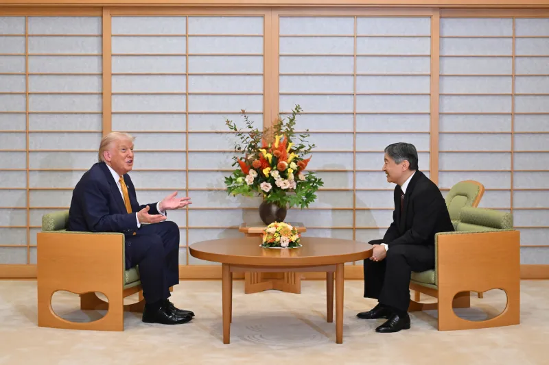 Asian markets cool as Trump begins Japan visit