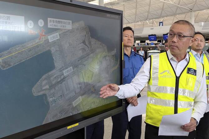 Hong Kong runway resumes operations after fatal plane crash