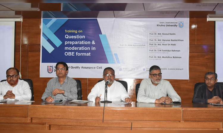 Training on OBE-based question preparation held at KU