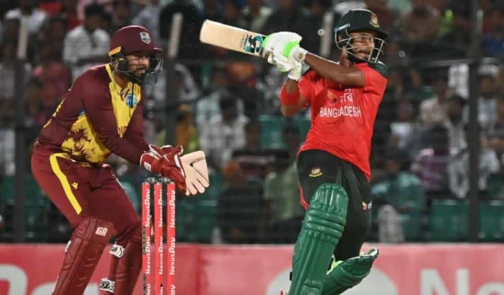 Tanzid’s one-man show powers Bangladesh to 151 in 3rd T20