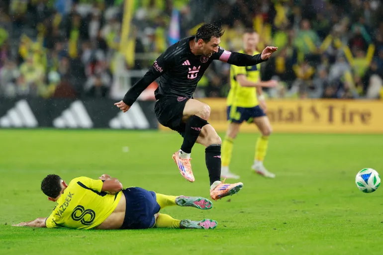 Messi scores but Miami lose as Nashville level MLS Cup playoff series