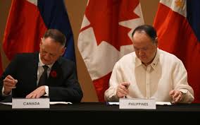 Philippines, Canada sign visiting troops deal