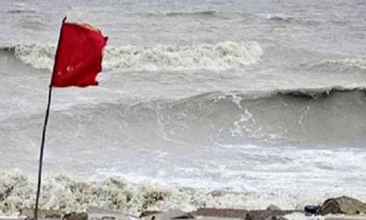 Low pressure forms over the sea, cautionary signal 3 at two ports