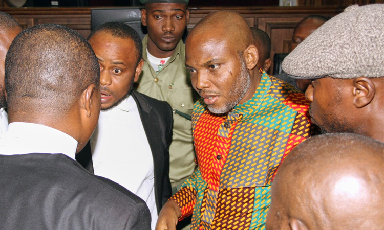 Nigerian separatist's trial heads toward near-certain conviction