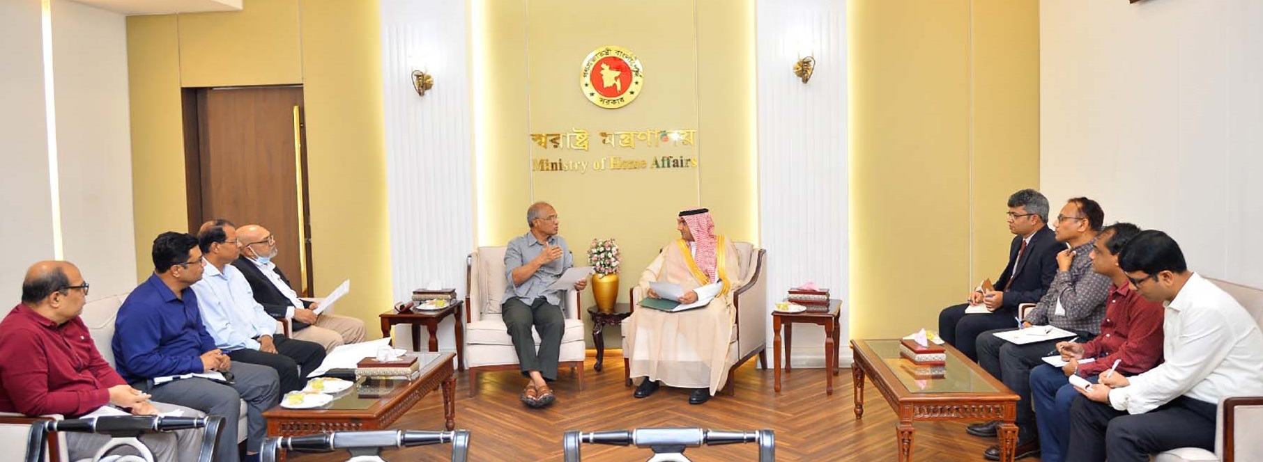 Saudi Ambassador pays courtesy calls on Home Adviser