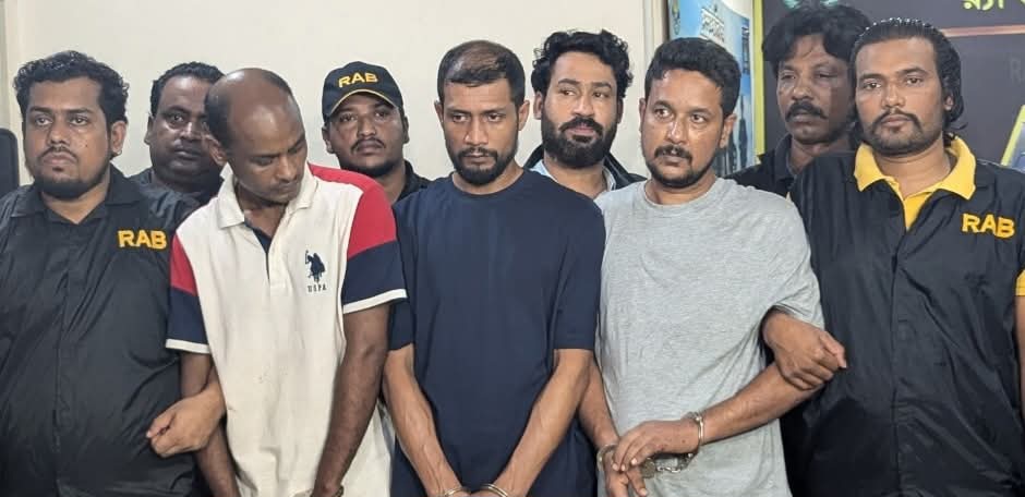 RAB arrests 6 suspects in 3 murder cases in Ctg