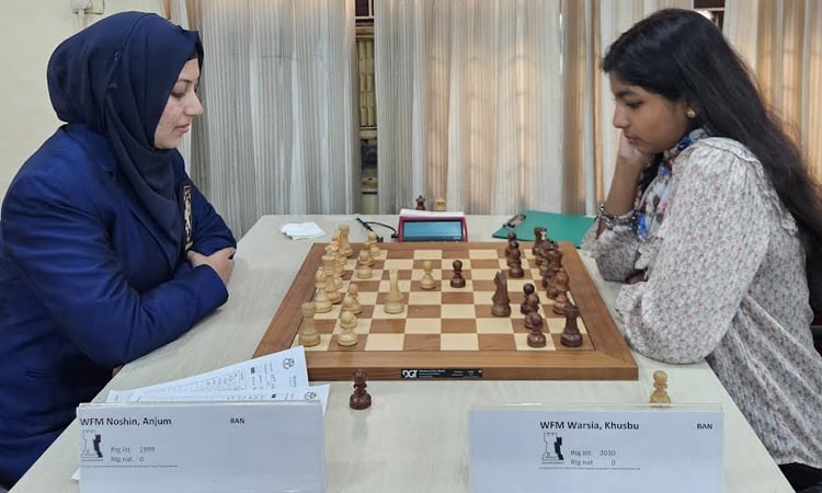 Noshin Anjum emerges unbeaten chess champion