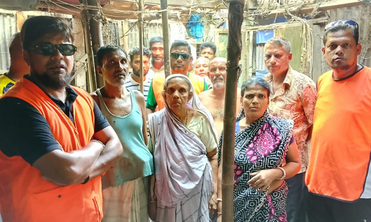 90-year-old helpless woman gets new house in Chandpur