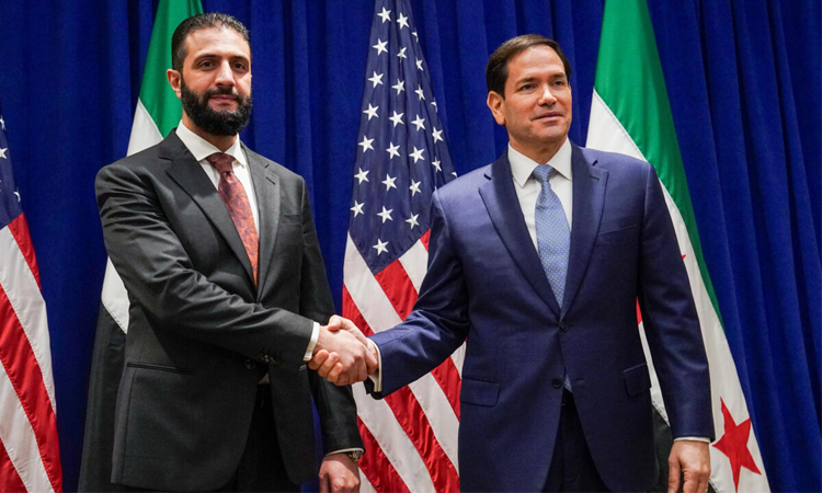 Syrian president arrives in US for landmark visit