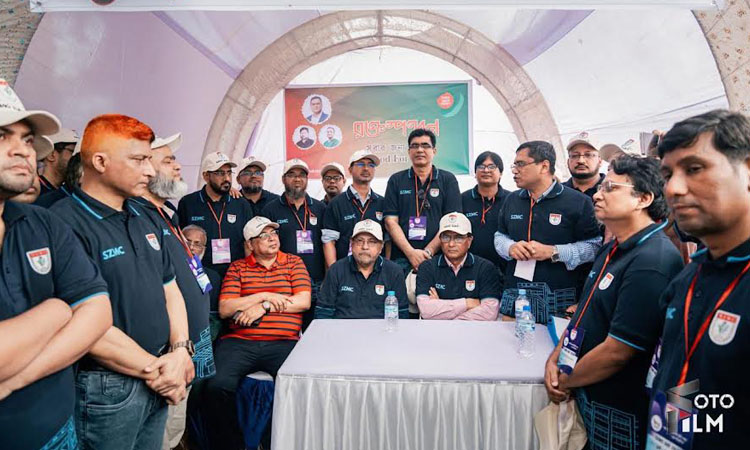 Raktospandan launches QR code scanning system in Bogura 