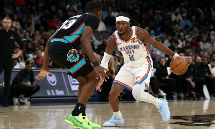 NBA champion Thunder rally to down Grizzlies