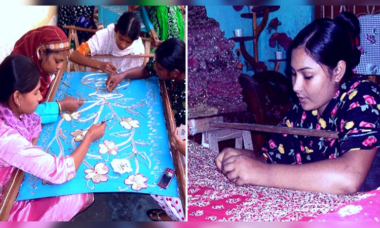 Decorative needlework brings economic empowerment to rural women