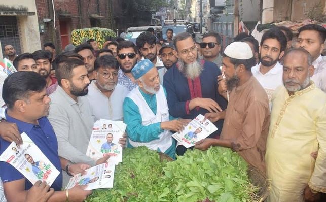 Krishak Dal president Lalu leads polls campaign for Tarique Rahman in Bogura