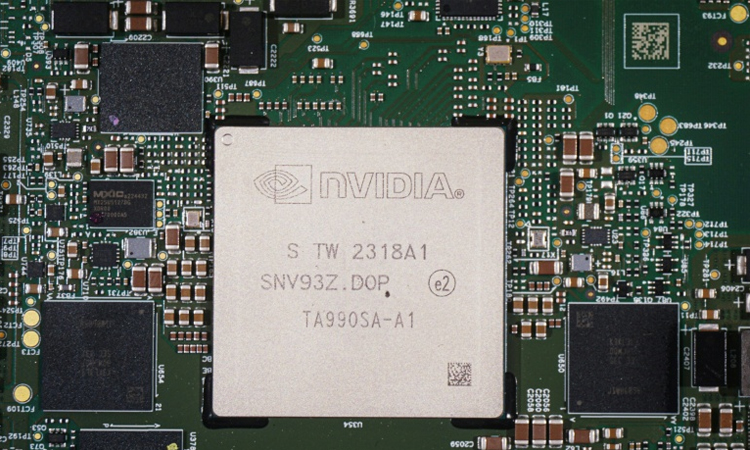 US stocks end mostly higher despite drop in Nvidia