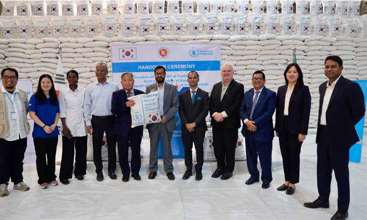 South Korea donates rice to aid Rohingyas