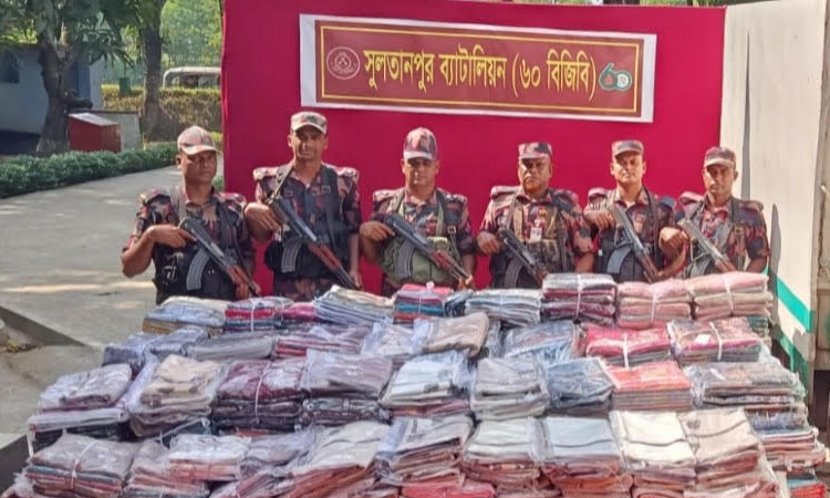 BGB seizes smuggled goods worth Tk 4 cr in Cumilla 