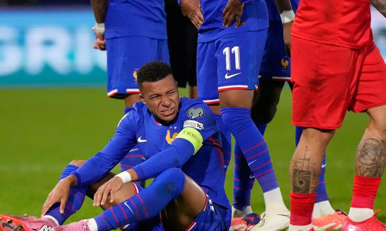 Injured Mbappe ruled out of Azerbaijan World Cup qualifier