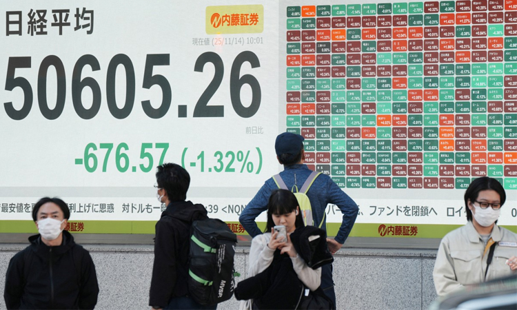 Stocks struggle on US rates, tech rally fears