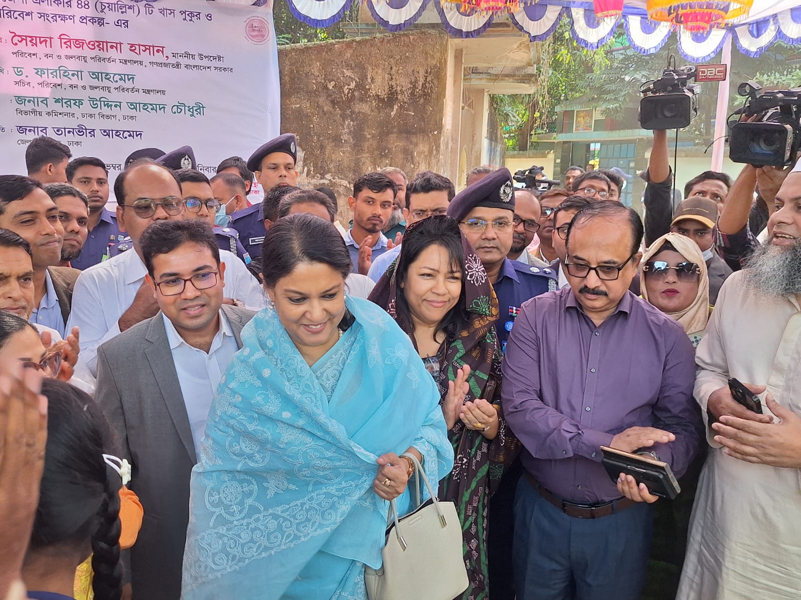 Rizwana inaugurates restoration of 44 ponds, water bodies in Dhaka 
