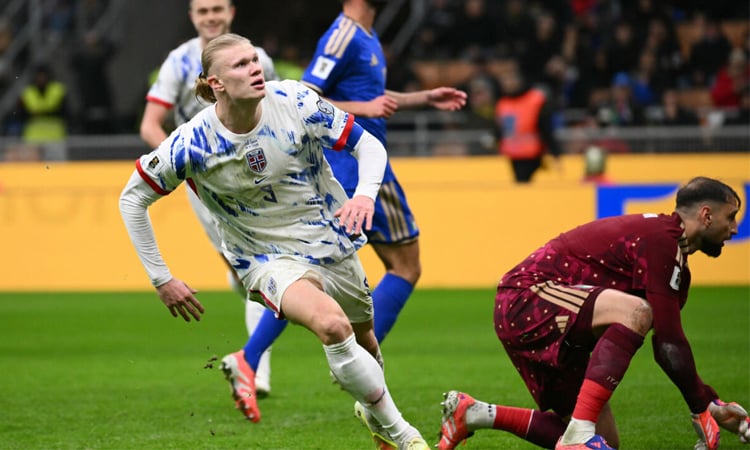Haaland's Norway thump sorry Italy to reach first World Cup since 1998