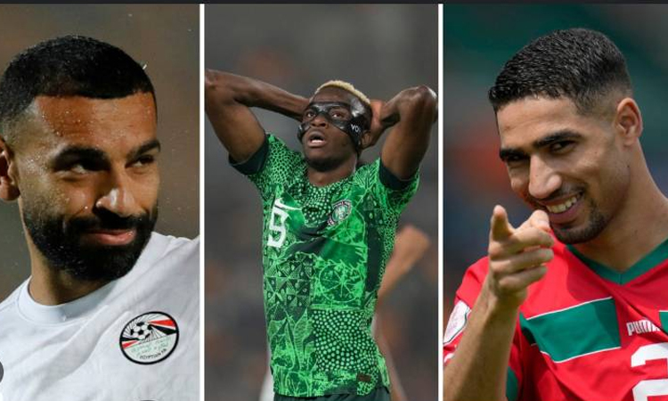 Hakimi, Osimhen, Salah shortlisted for top African award
