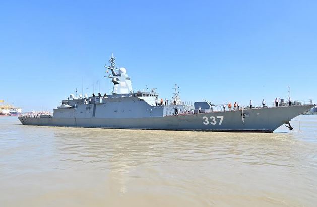 Russian Navy Ship arrives in Ctg on 5-day 'Goodwill Visit'