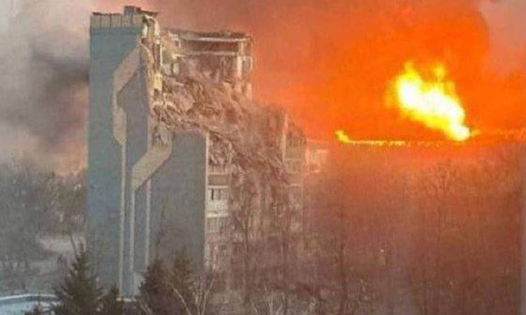 Russian attack kills nine in western Ukraine: Zelensky