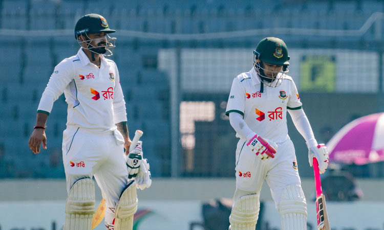 Bangladesh bowled out for 476 in first innings